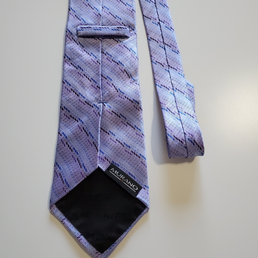 Murano Silk Tie Purple
